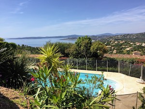 Vue sur le Golfe de St Tropez