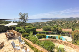Vue sur le Golfe de St Tropez